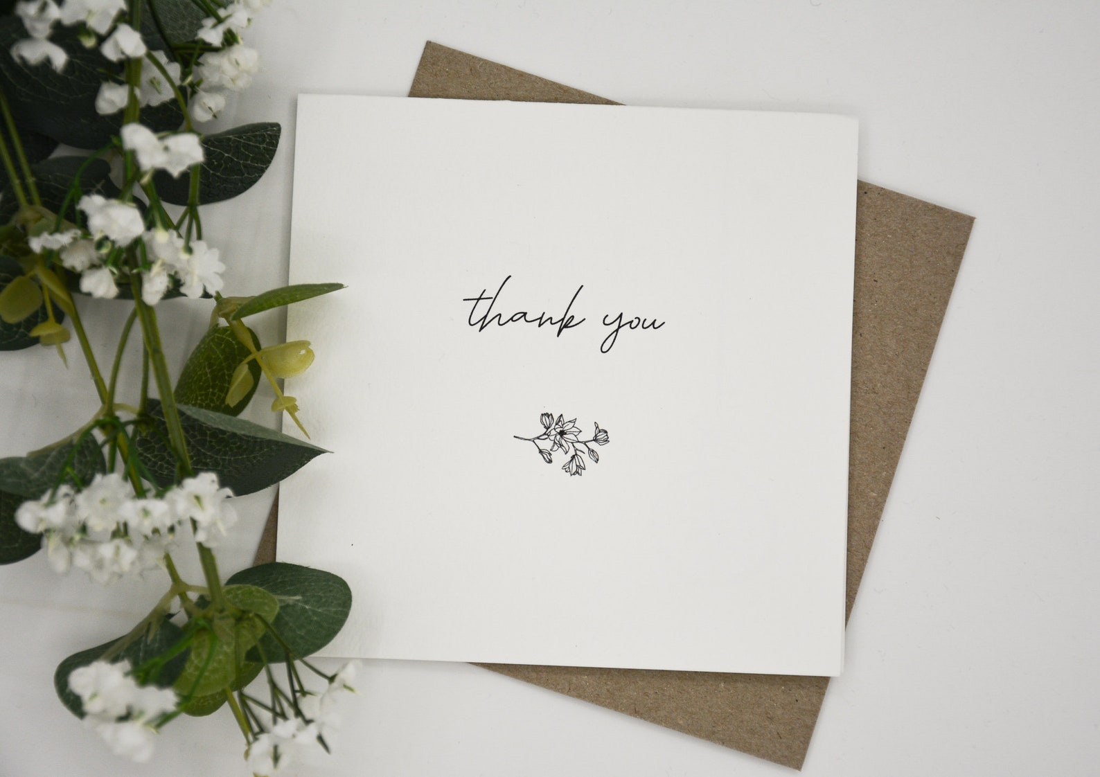Bulk Square Thank You Cards & Envelopes. Square 12.5 X 12.5cm. Etsy