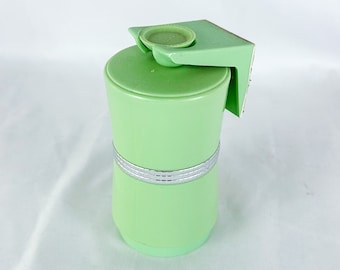 Vintage Dixie Mid-Century Atomic Mint Green Bathroom Cup Dispenser