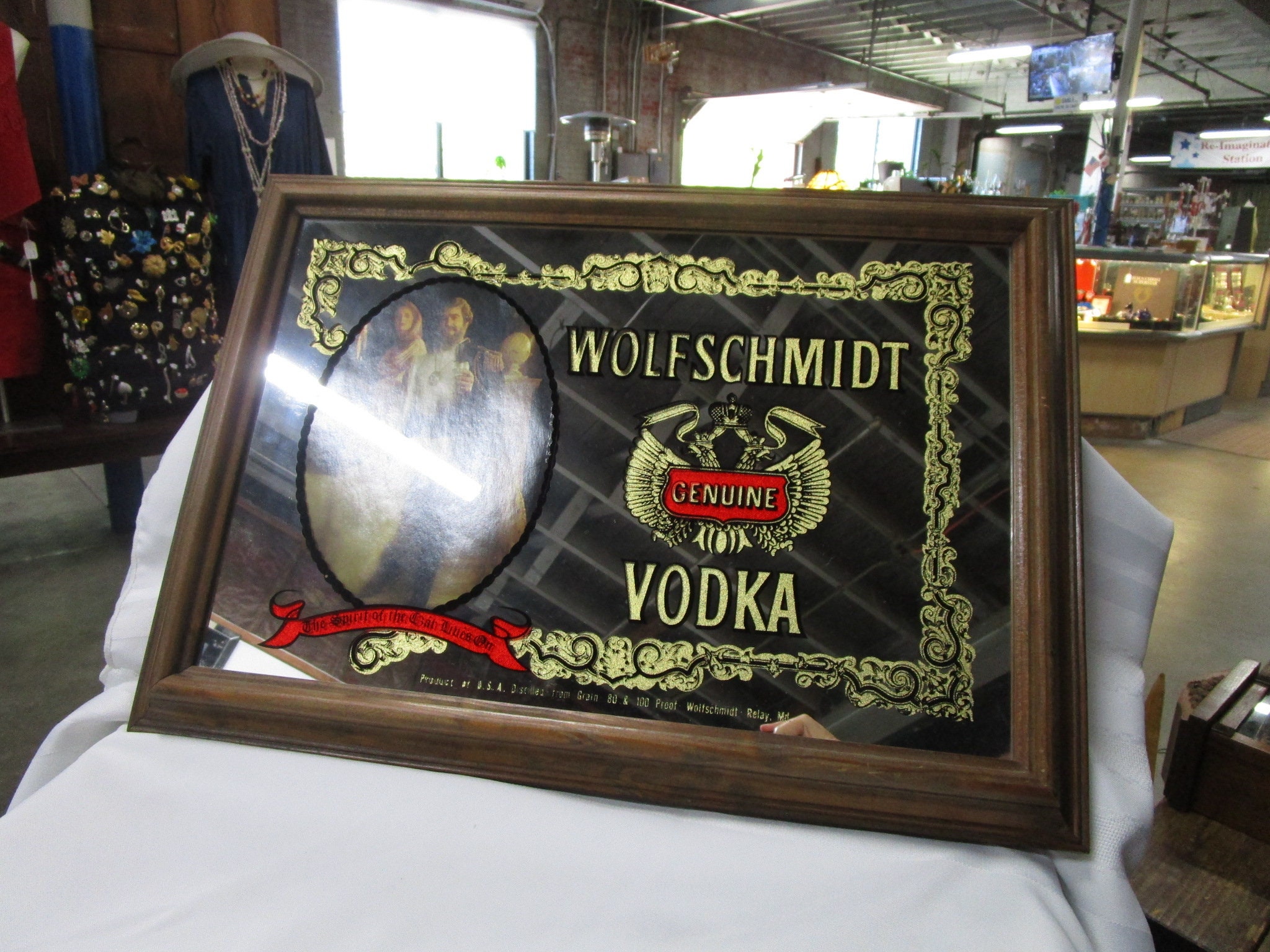 NUCLEAR GOLD RECONSTRUCTION Thunderbolt Vodka Mirror 1/9