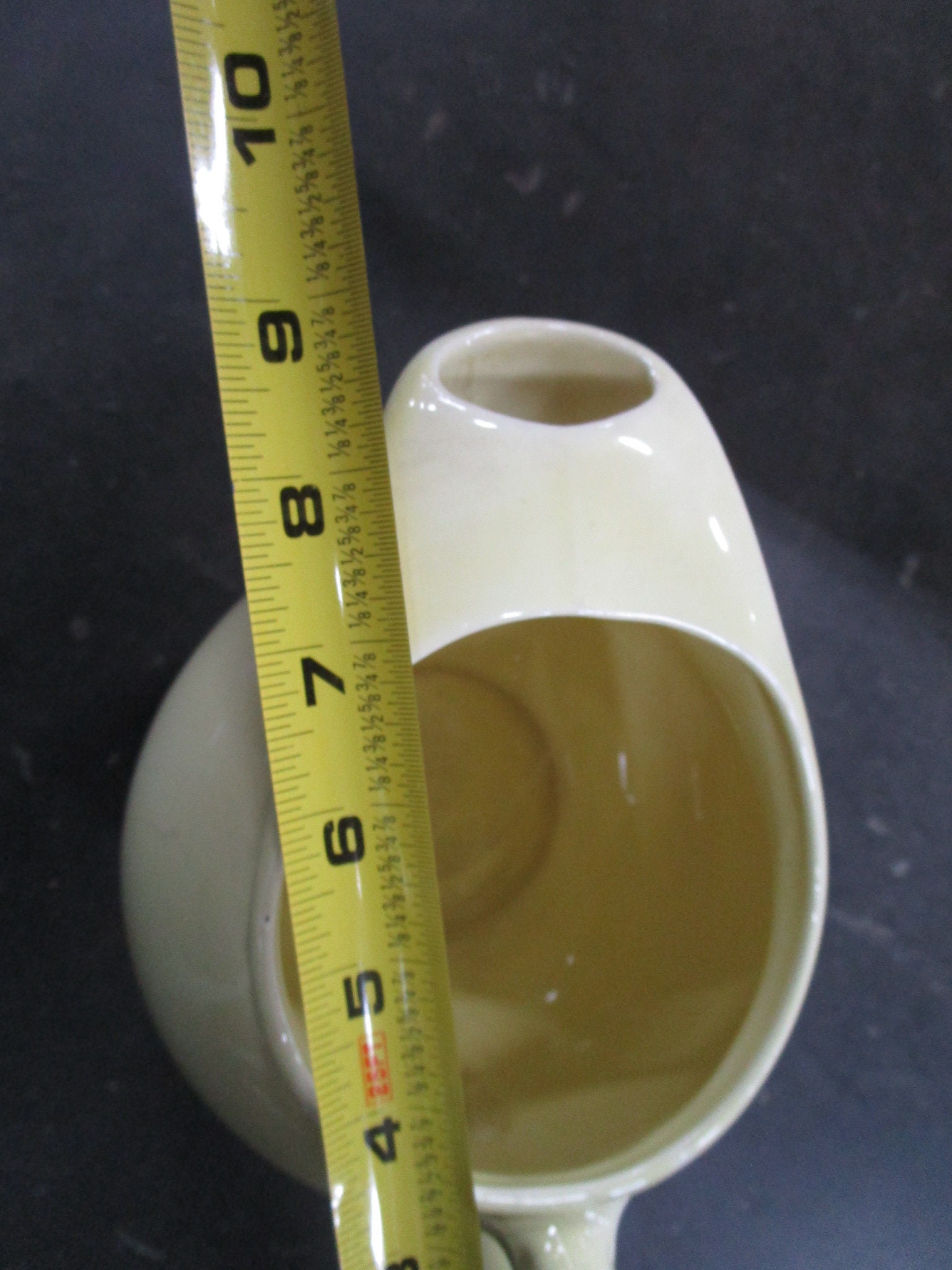 Vintage Luray Pastels USA Sunshine Yellow Ball Pitcher Etsy