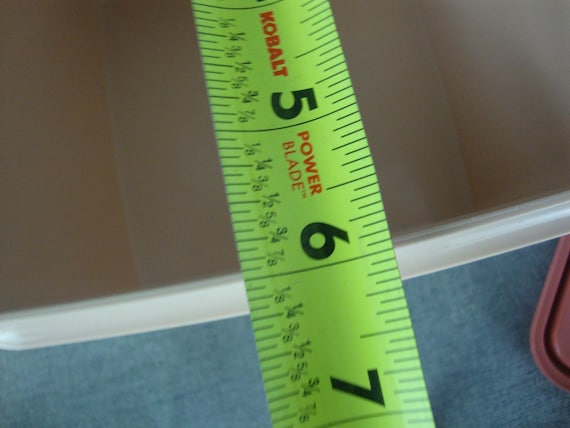 Vintage Tupperware Mauve Double Stackable Plastic… - image 10