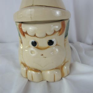 Vintage Baby Bull Moose Ceramic Cookie Jar