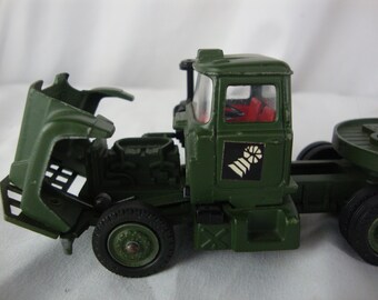 ミニカー CORGI MAJAR MACK TRUCK Vintage Corgi Major Great Britain Military Green Diecast Metal