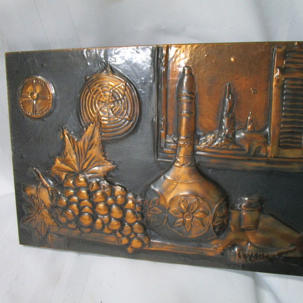 Copper Wall Art Etsy