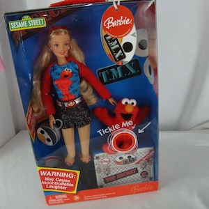Tickle Me Elmo Barbie - Etsy