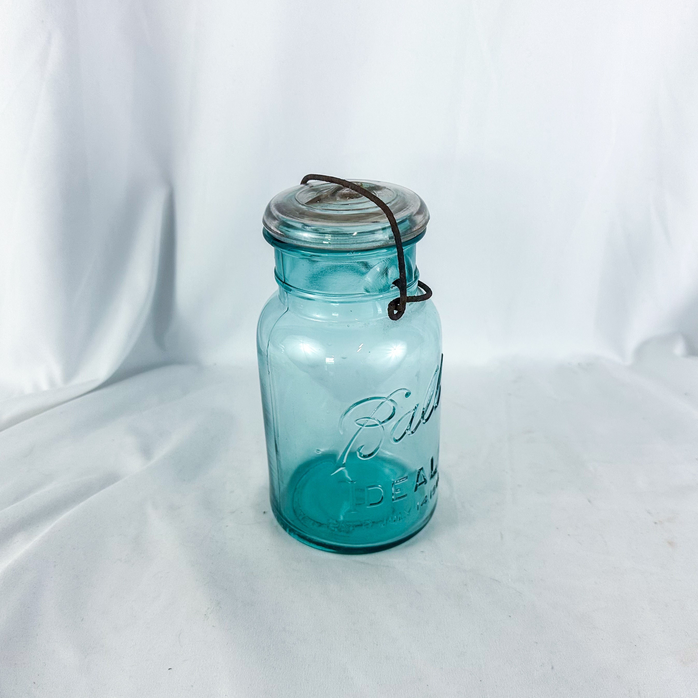 Ball Mason Jar 2個セット アンティーク 2 Qt Blue Ball Jar - Etsy