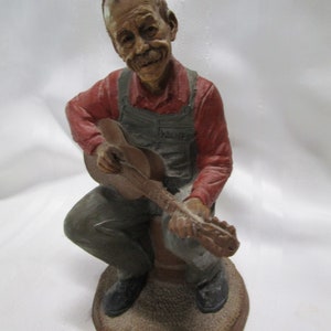 1987 Tom Clark &#39;Wilkes&#39; #5002 Guitar Man Figurine