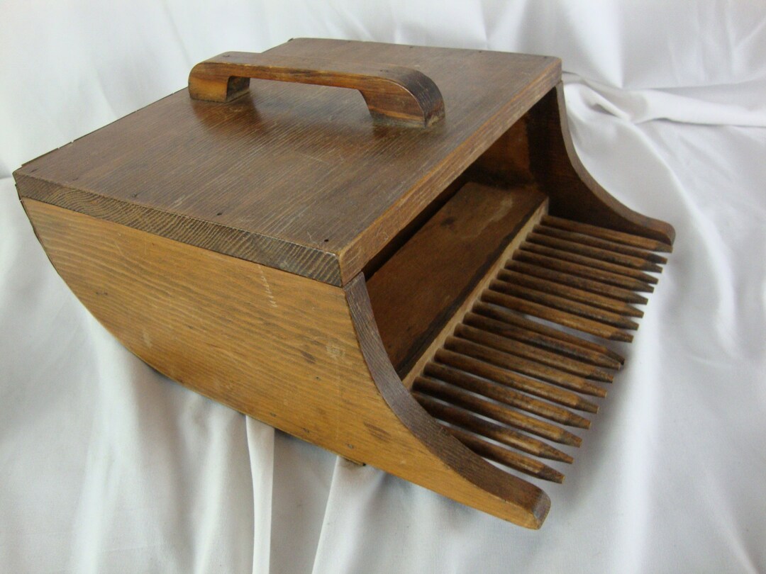 Primitive Wood & Veneer Cranberry Fruit Hand Tool Scoop Rake - Etsy