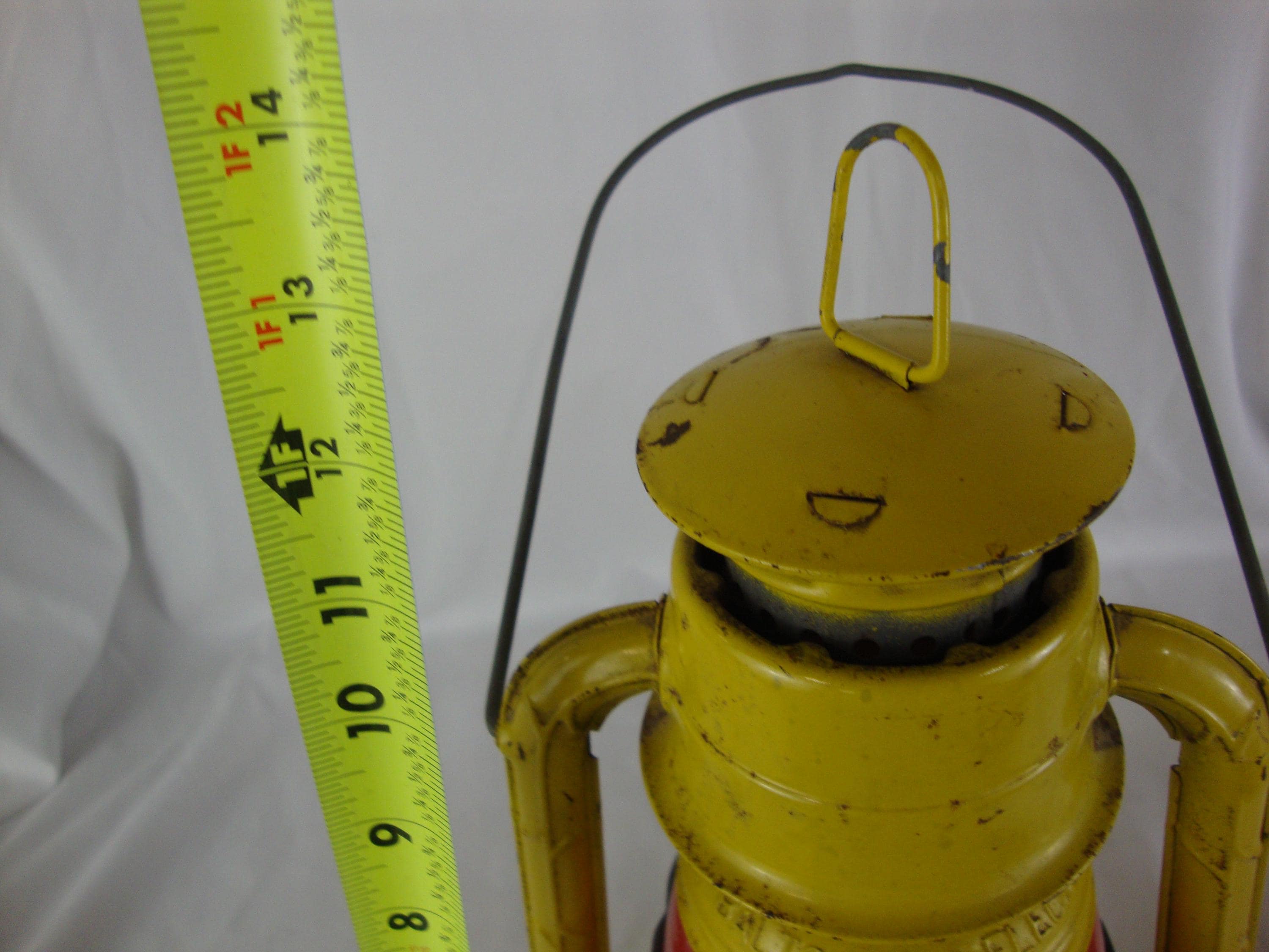 Vintage Dietz No. 100 Balto Gas & Elec Co. Yellow Metal Railroad