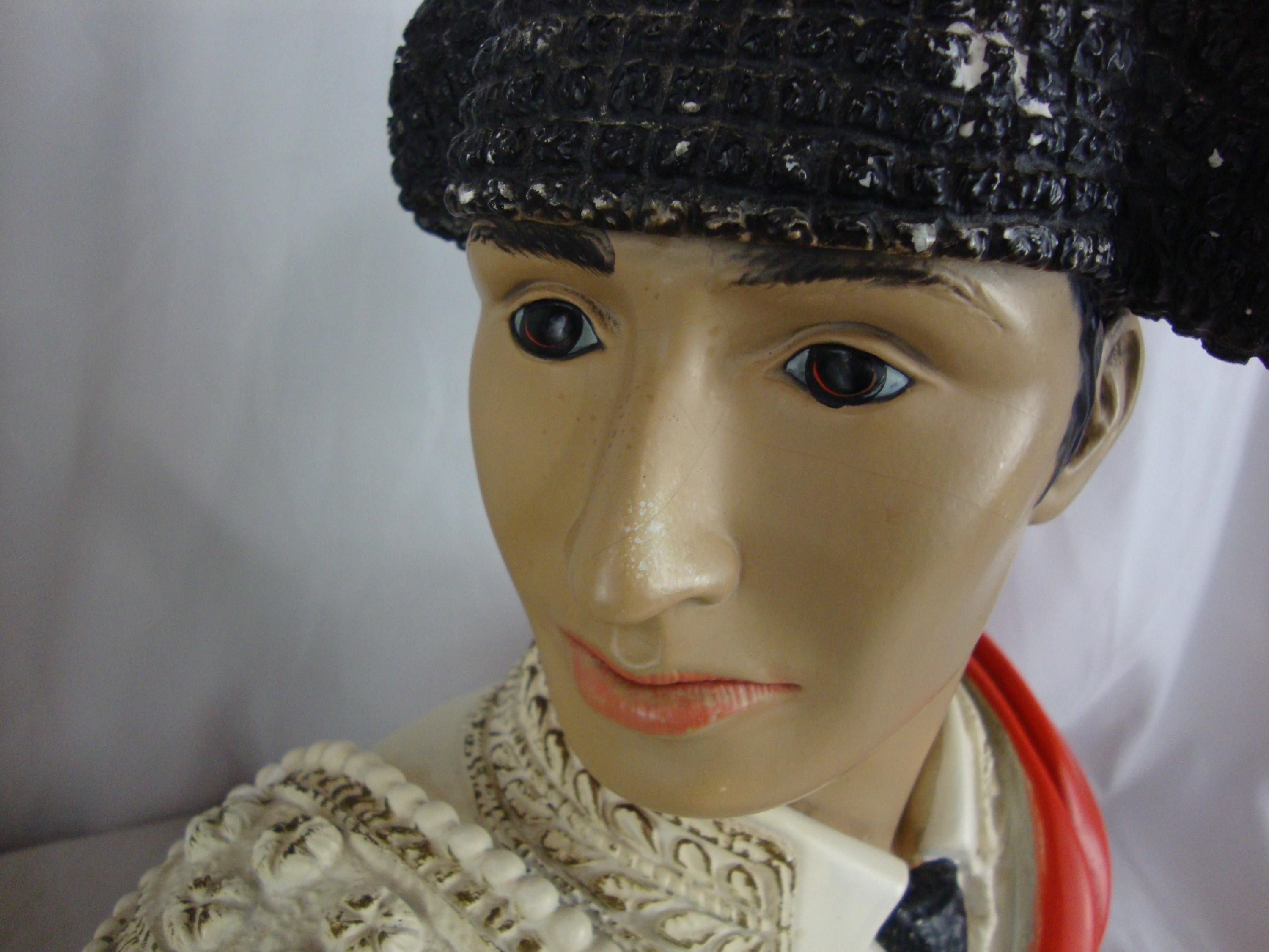 1966 Marwal by Brower Chalkware Matador & Senorita Head Figures - Etsy
