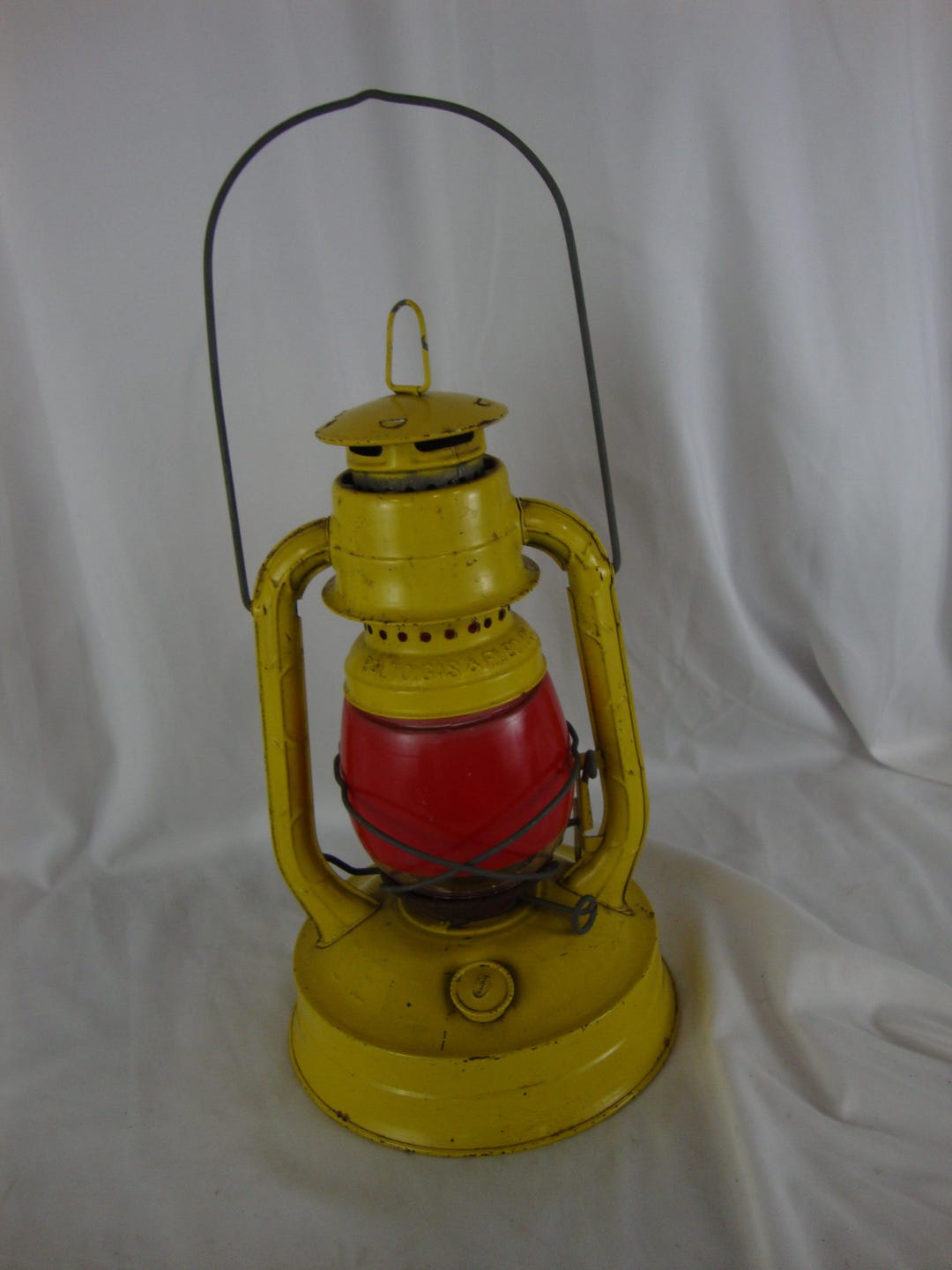 Vintage Dietz No. 100 Balto Gas & Elec Co. Yellow Metal Railroad