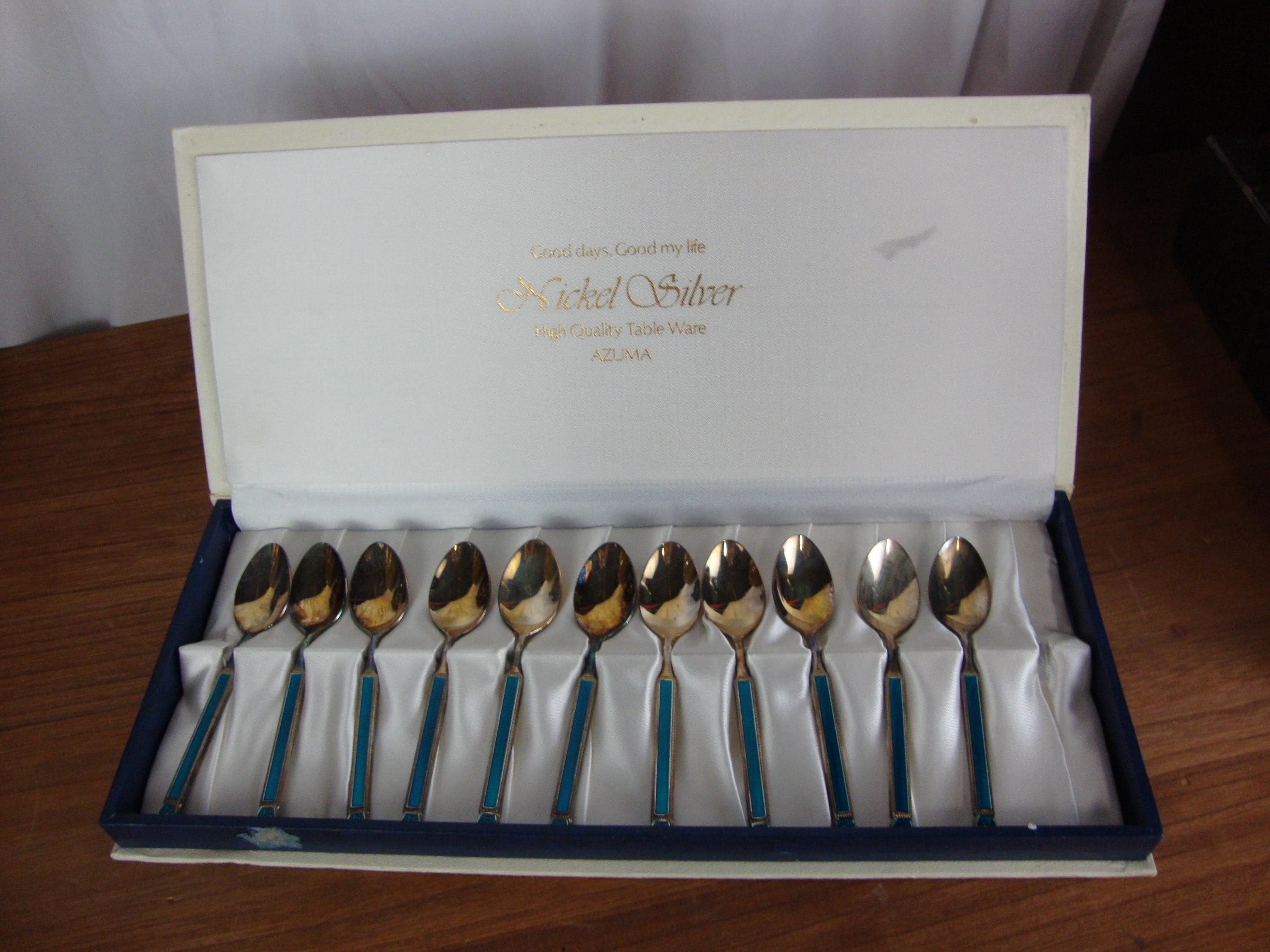 カトラリー(スプーン等) Azuma Cutlery Set Stainless Steel 18-10 TABLE 12 50-Piece 18/10 Stainless Steel Flatware Set
