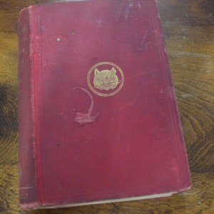 1885 Lewis Carroll Alice&#39;s Adventures in Wonderland and Through the Looking-Glass Book