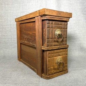 Vintage Double Stacked Sewing Drawers