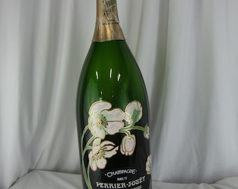 1988 Perrier Jouet Champagne 9 Liter Handpainted Store Display