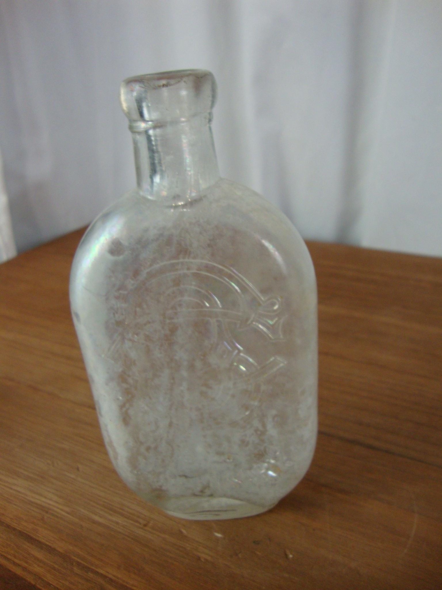 Antique South Carolina Dispensary Jojo Monogram Half Pint Clear