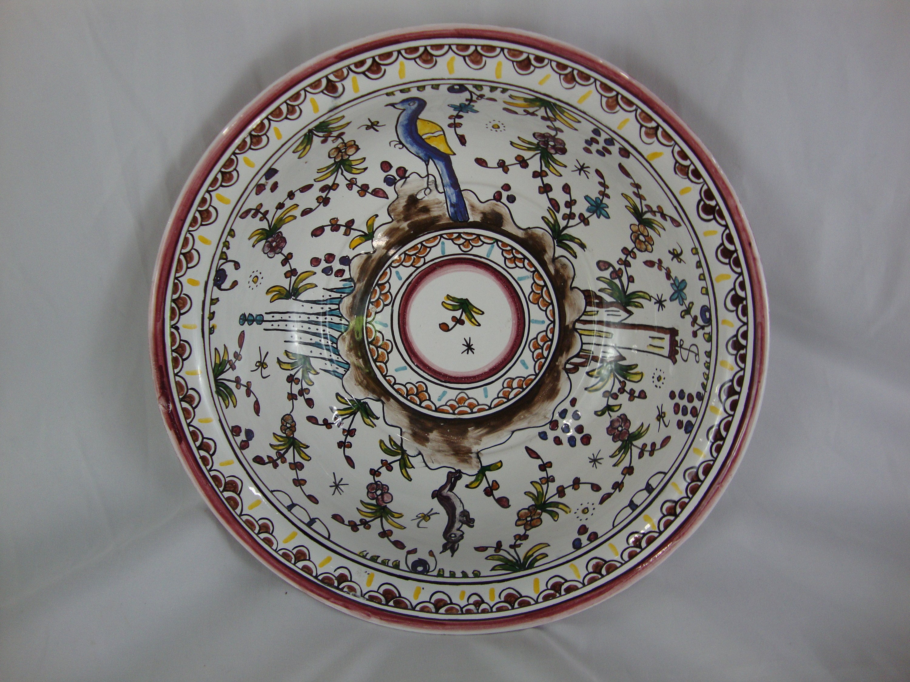 Vintage Berardos Portugal Handpainted Animal Decor Bowl - Etsy