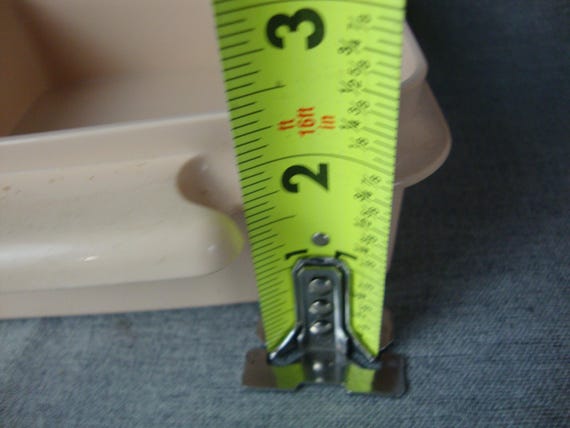 Vintage Tupperware Mauve Double Stackable Plastic… - image 14