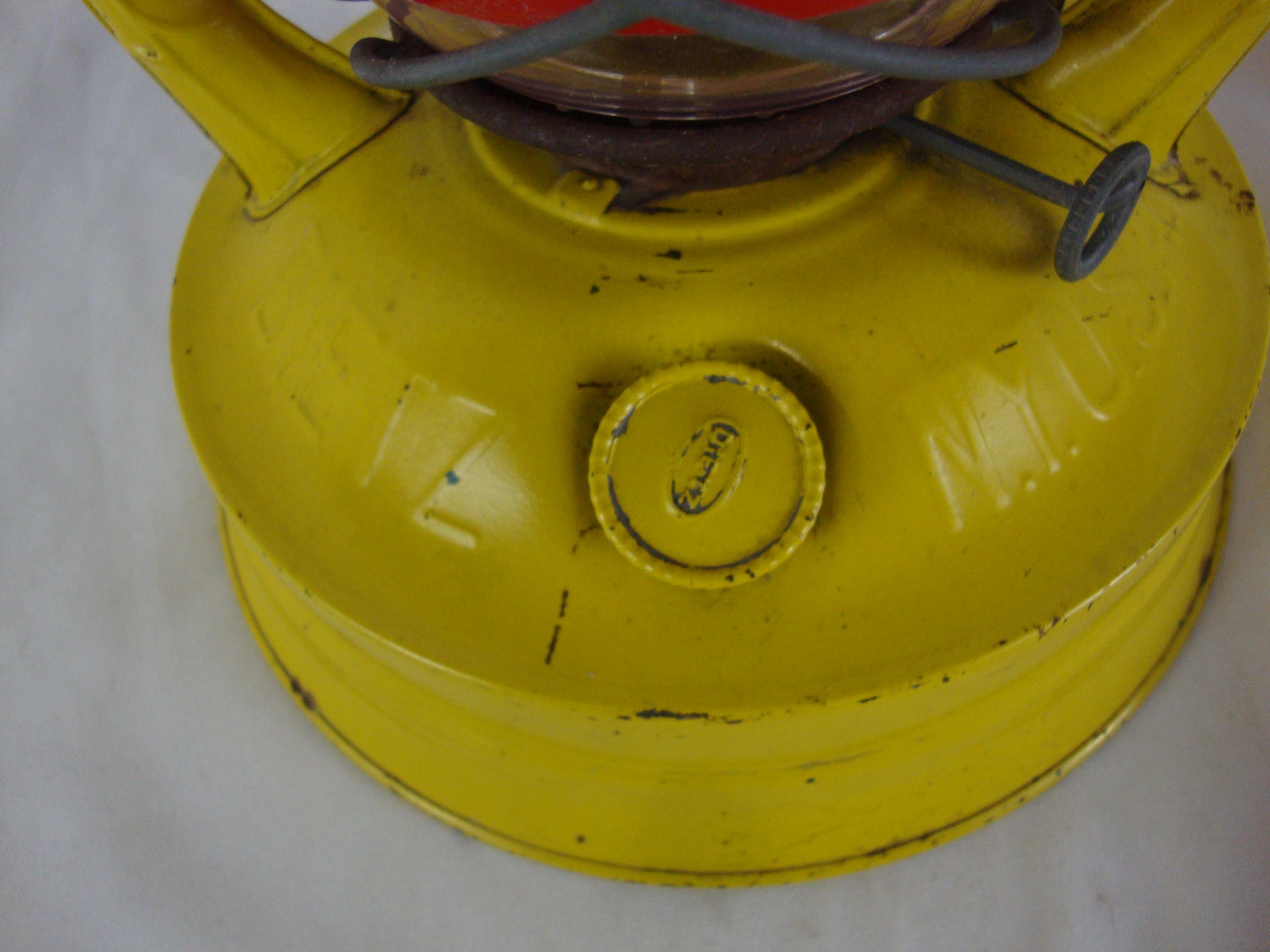 Vintage Dietz No. 100 Balto Gas & Elec Co. Yellow Metal Railroad