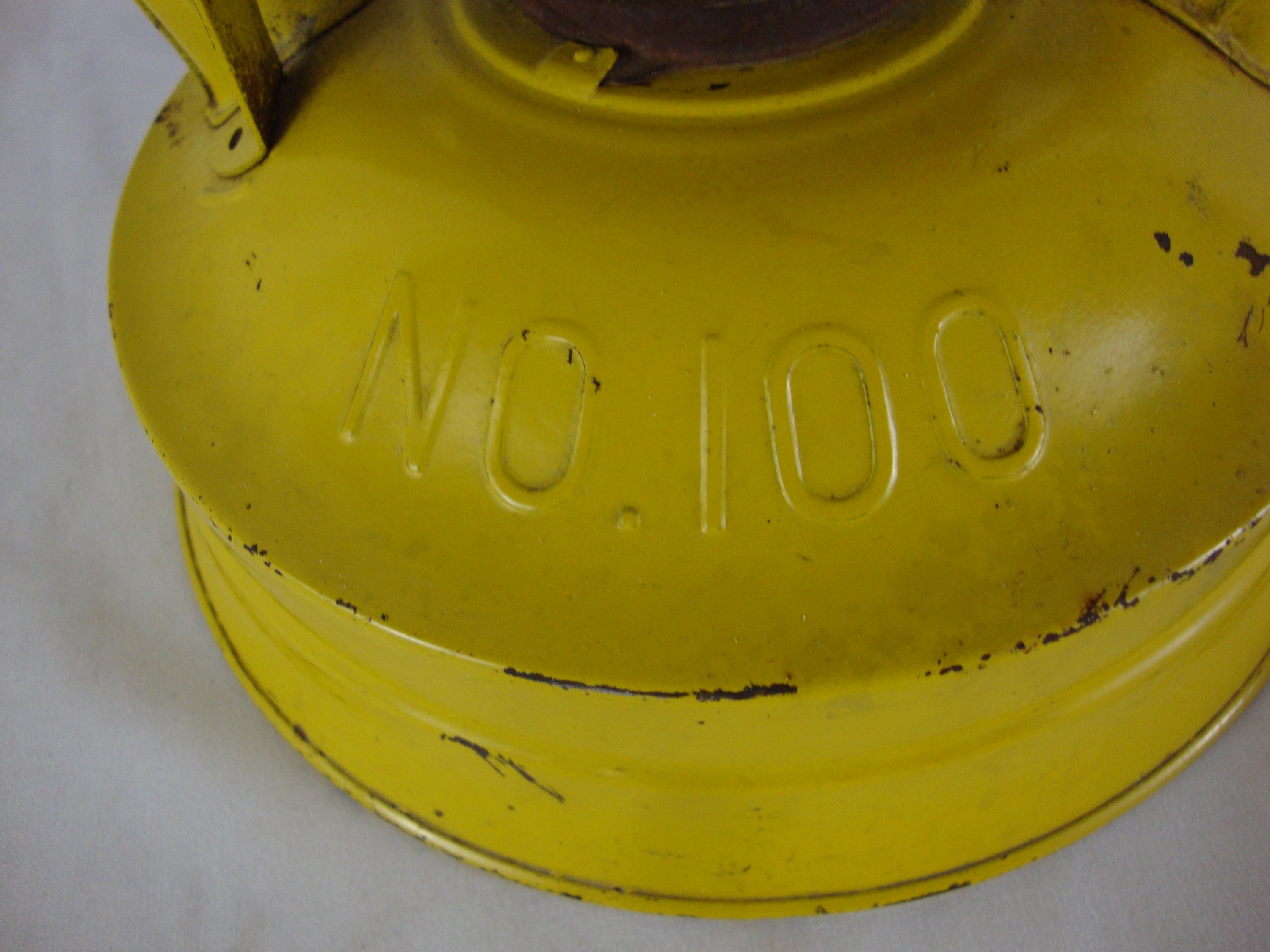 Vintage Dietz No. 100 Balto Gas & Elec Co. Yellow Metal Railroad