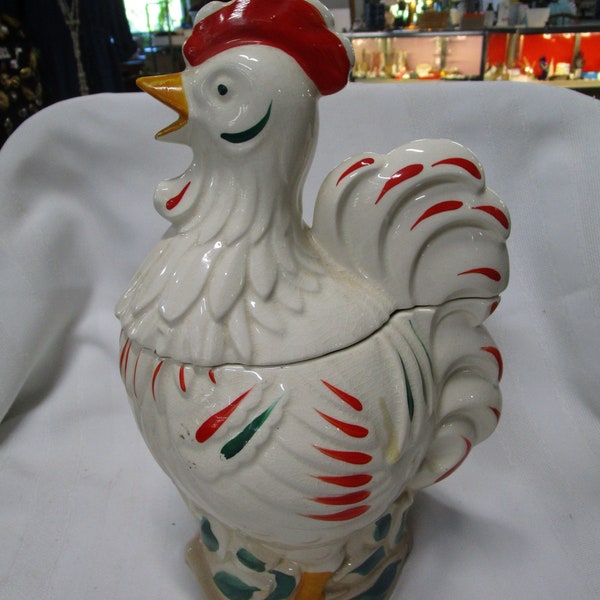 Rooster Cookie Jar Etsy