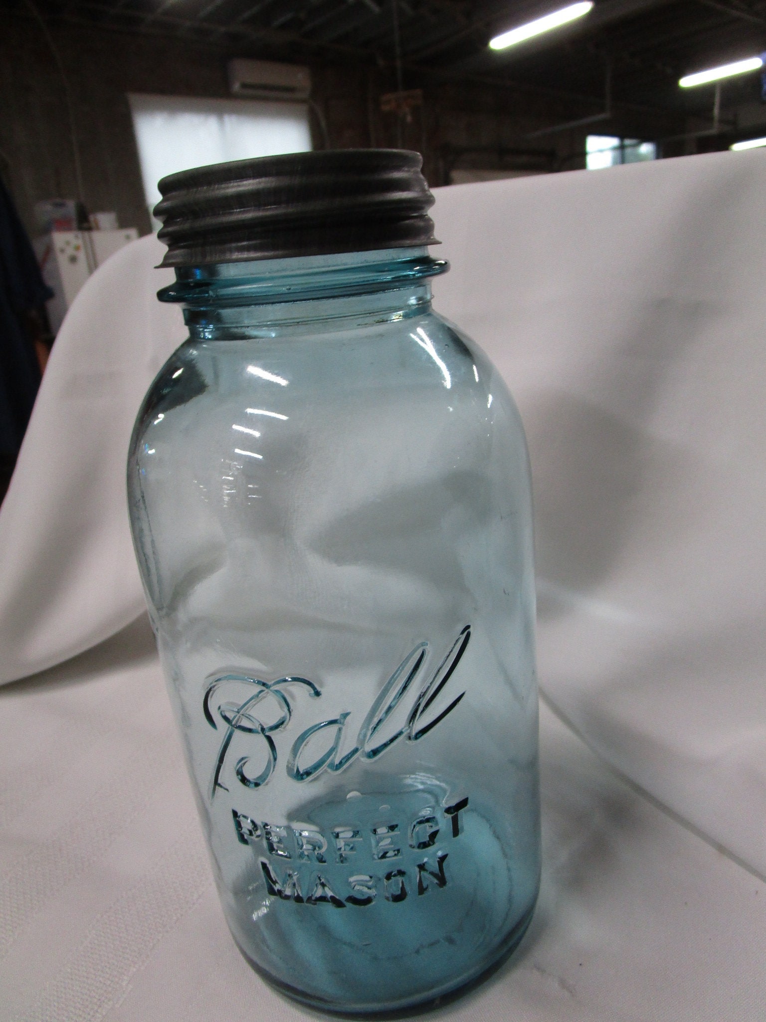 Vintage (1923-1933) Ball Perfect Mason Half Gallon Jar With Lid - Etsy