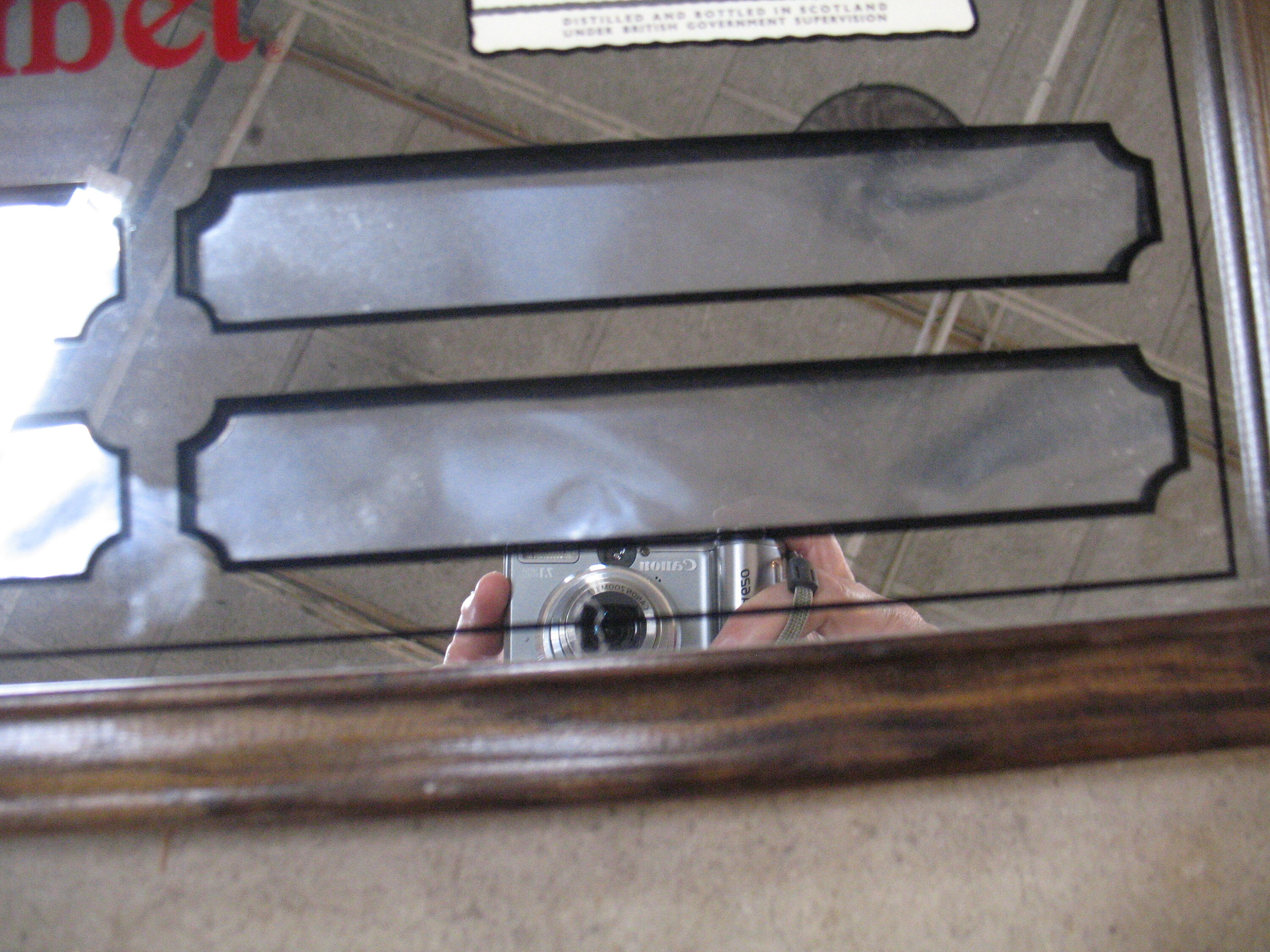 Vintage Dewar's White Label Whisky Bar Mirror - Etsy