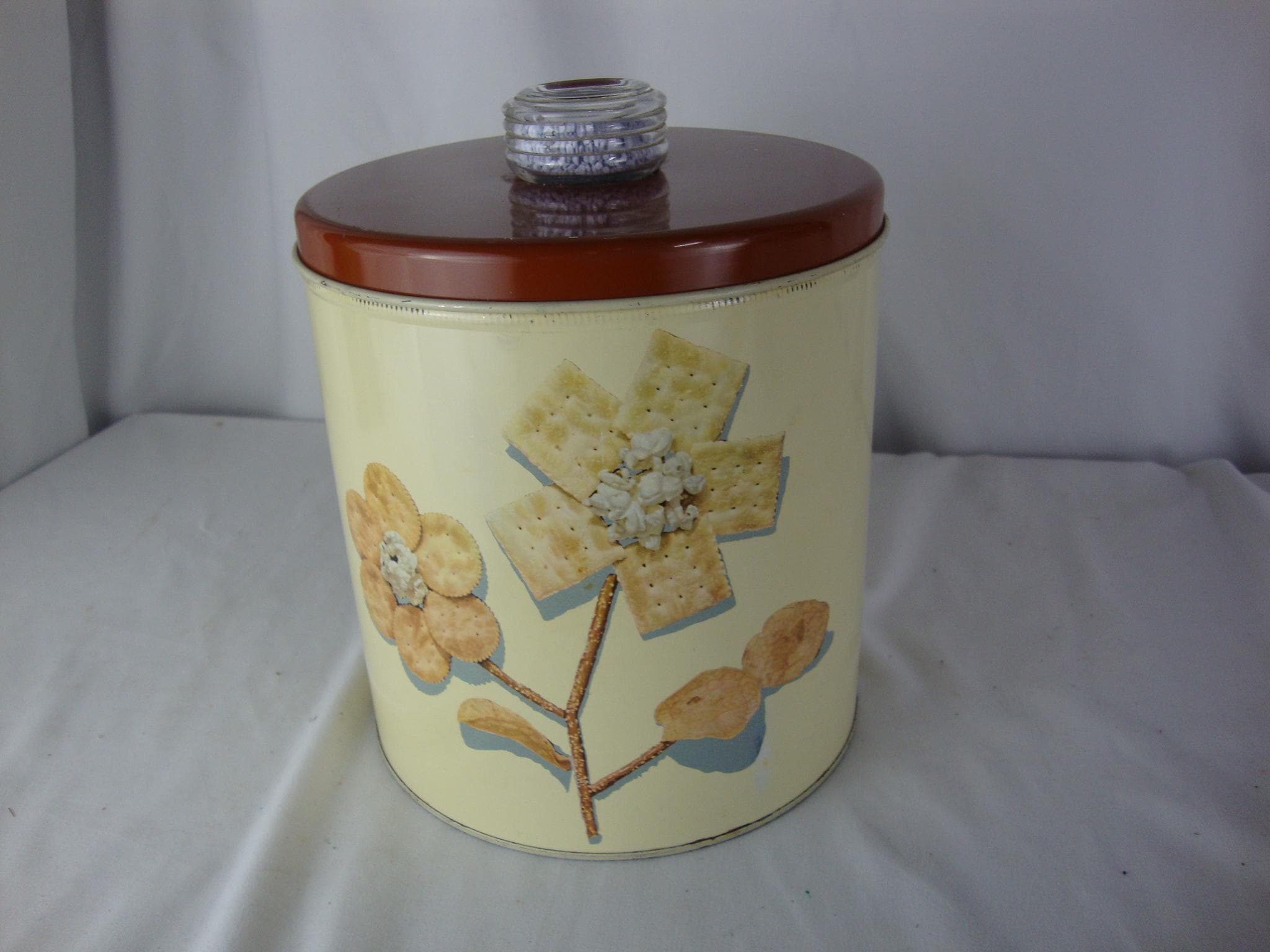 1950s Krispy Kan Blue Magic Metal Cracker Canister Tin With Lid - Etsy