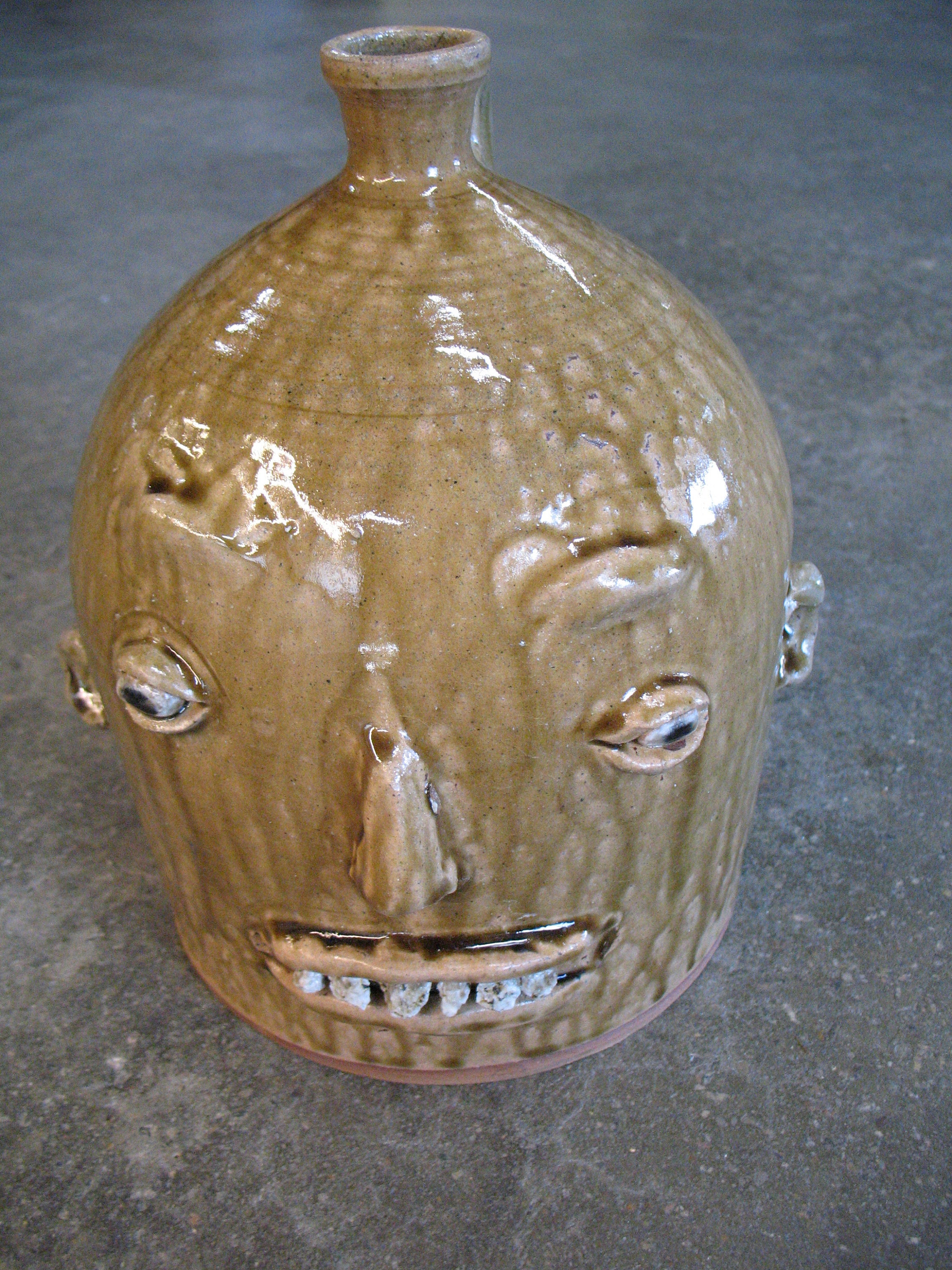 2003 Martha Chriscoe/chad Brown Ugly Face Jug 