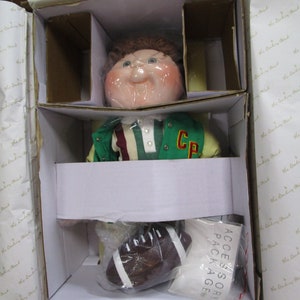 1995 Cabbage Patch Kids Bobby Joe Porcelain Collector Doll NIB