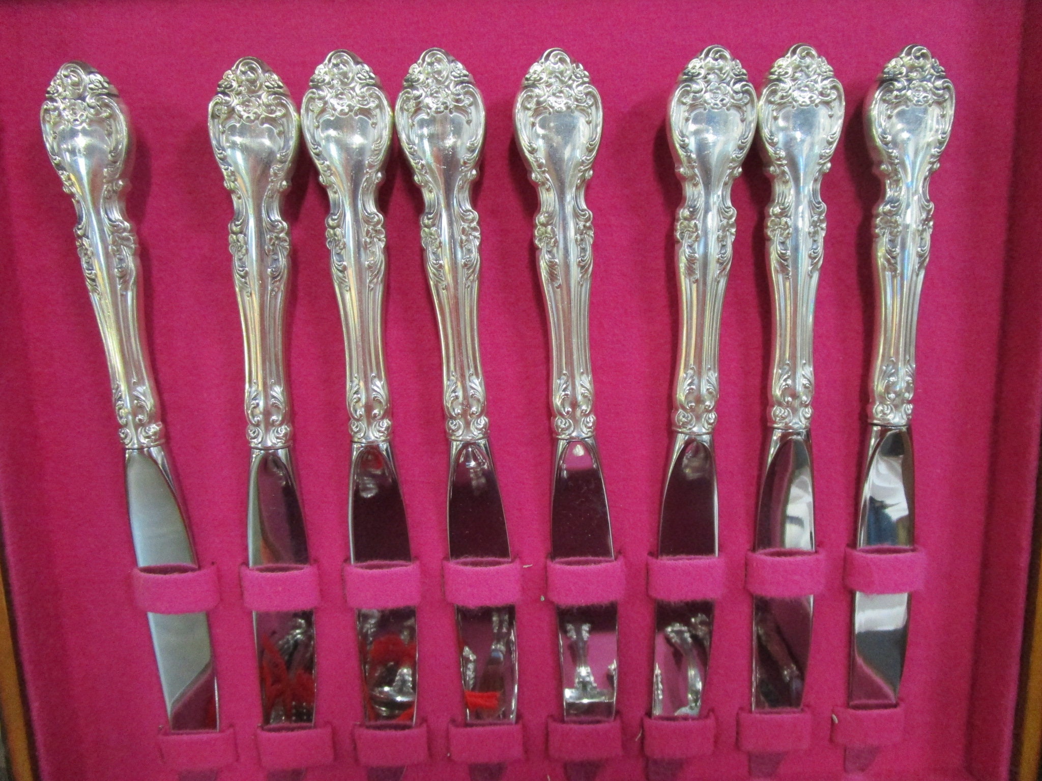 Vintage Gorham Melrose Pattern Sterling Silver 925 4 Piece Place