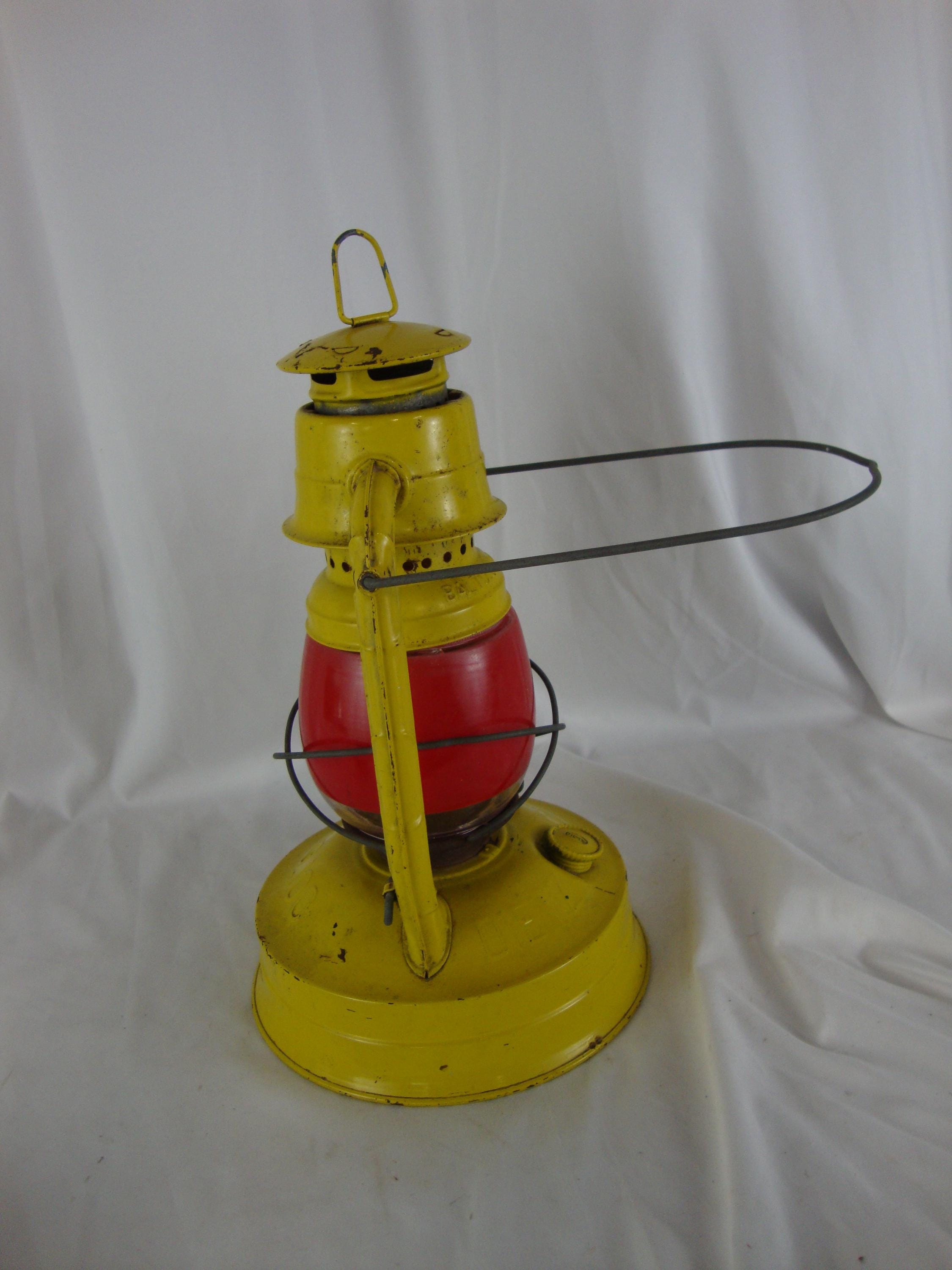 Vintage Dietz No. 100 Balto Gas & Elec Co. Yellow Metal Railroad