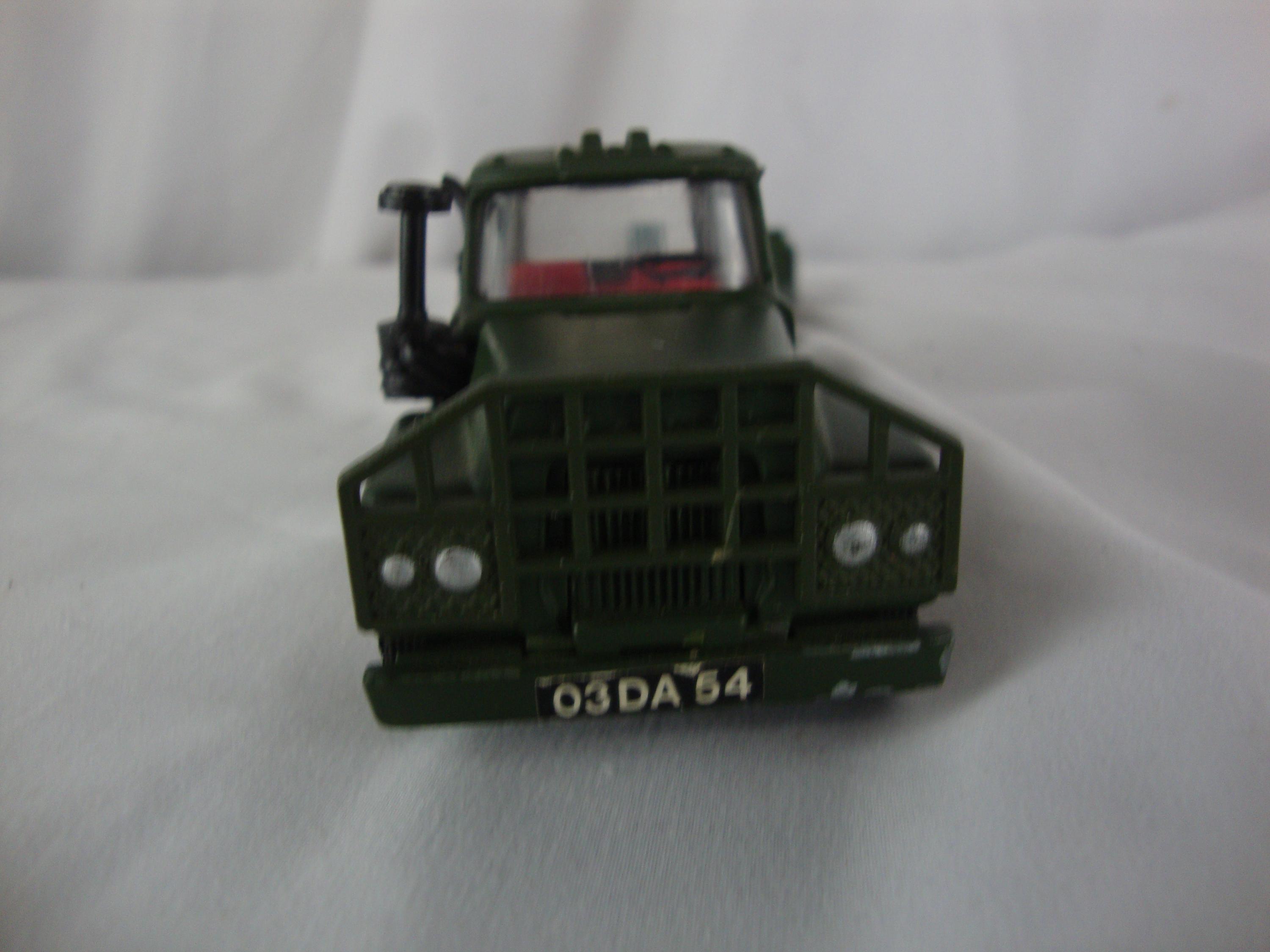Vintage Corgi Major Great Britain Military Green Diecast Metal