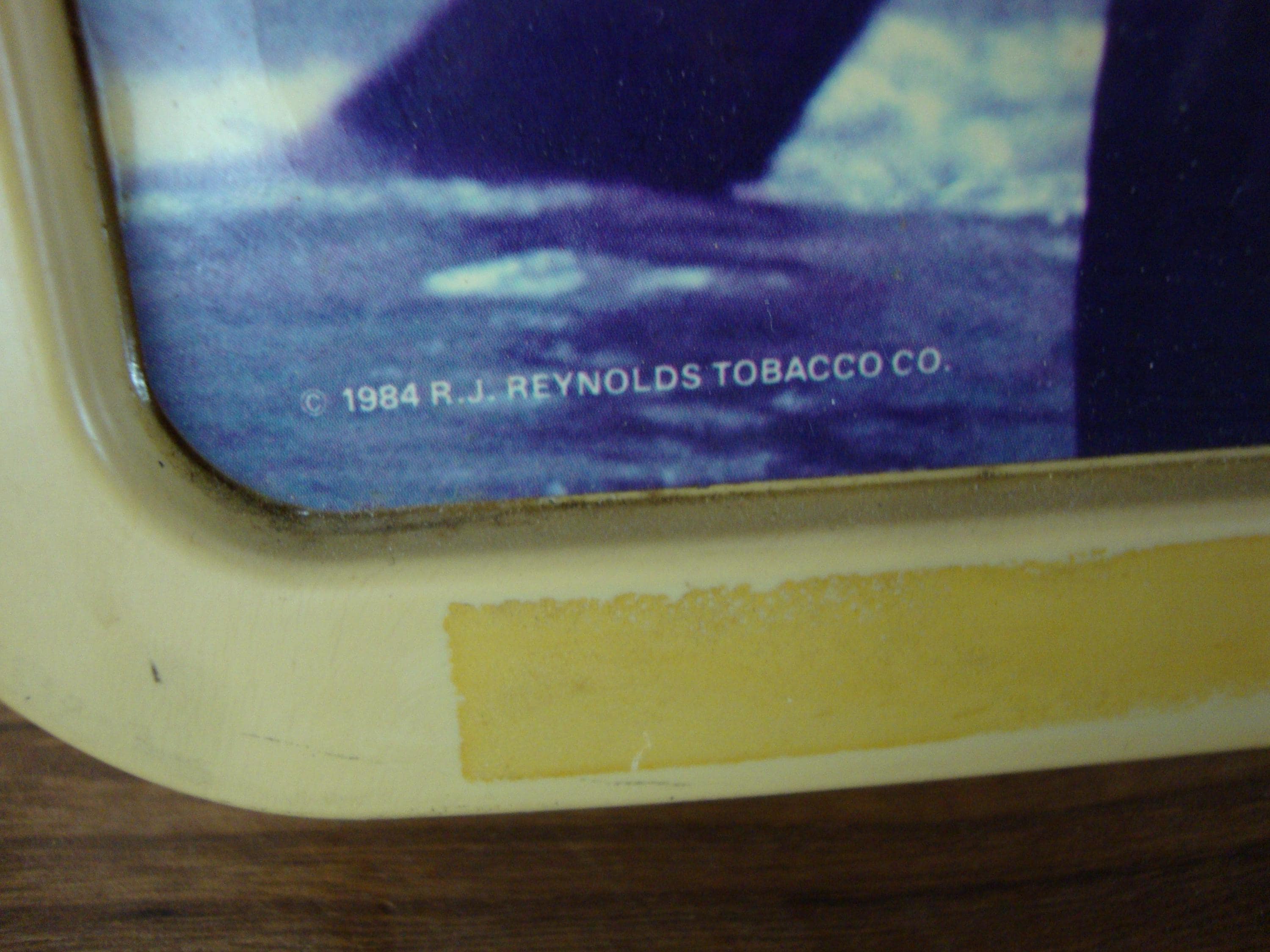 1984 Camel Filters Cigarettes Molded Plastic Sign Thermometer Wall