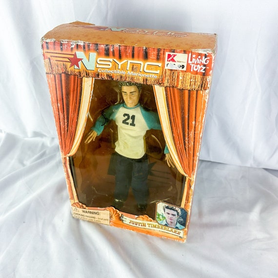 2000 Living Toys NSYNC no Strings Attached Justin Timberlake Collectible Marionette Puppet With Box Etsy
