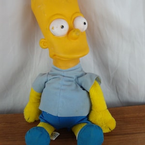1990 Bart Simpson Soft Body Doll