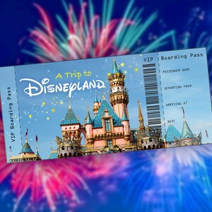 printable ticket to disneyworld disneyland disneyworld etsy ireland