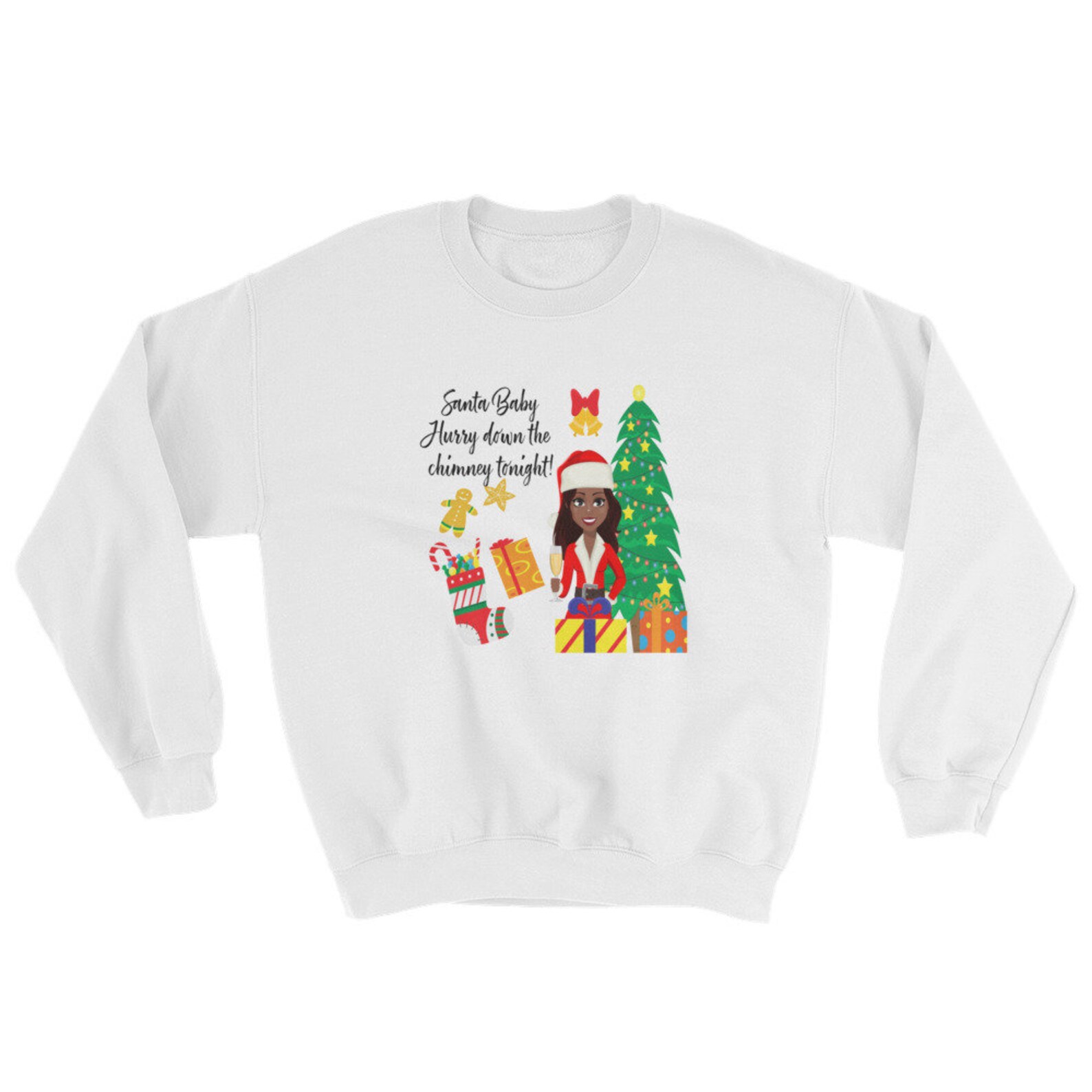 Santa Baby Christmas Sweatshirt | Etsy