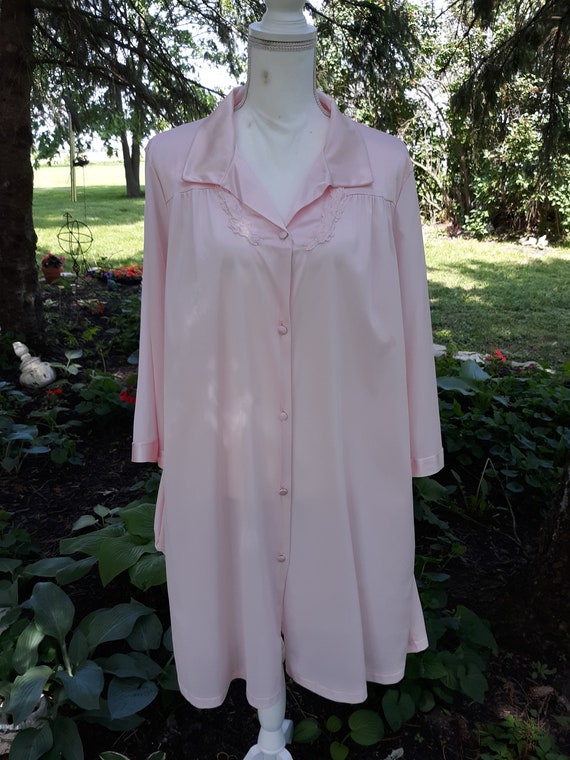 Soft Pink Robe Vanity Fair Large Lingerie (403)