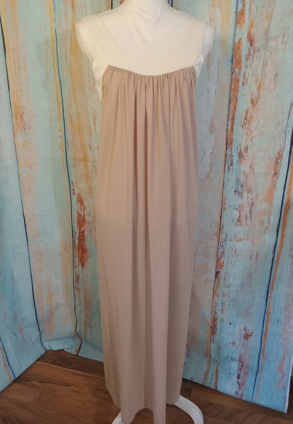 Vintage Nightgown Beige and Off White Philmaid Sma