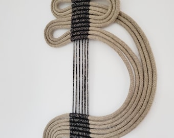 Original rope wall art for contemporary interiors