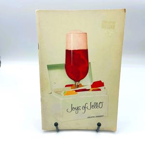 Vintage 1960s Joys of Jello Dessert Recipe Booklet Cookbook by General Foods Corporation