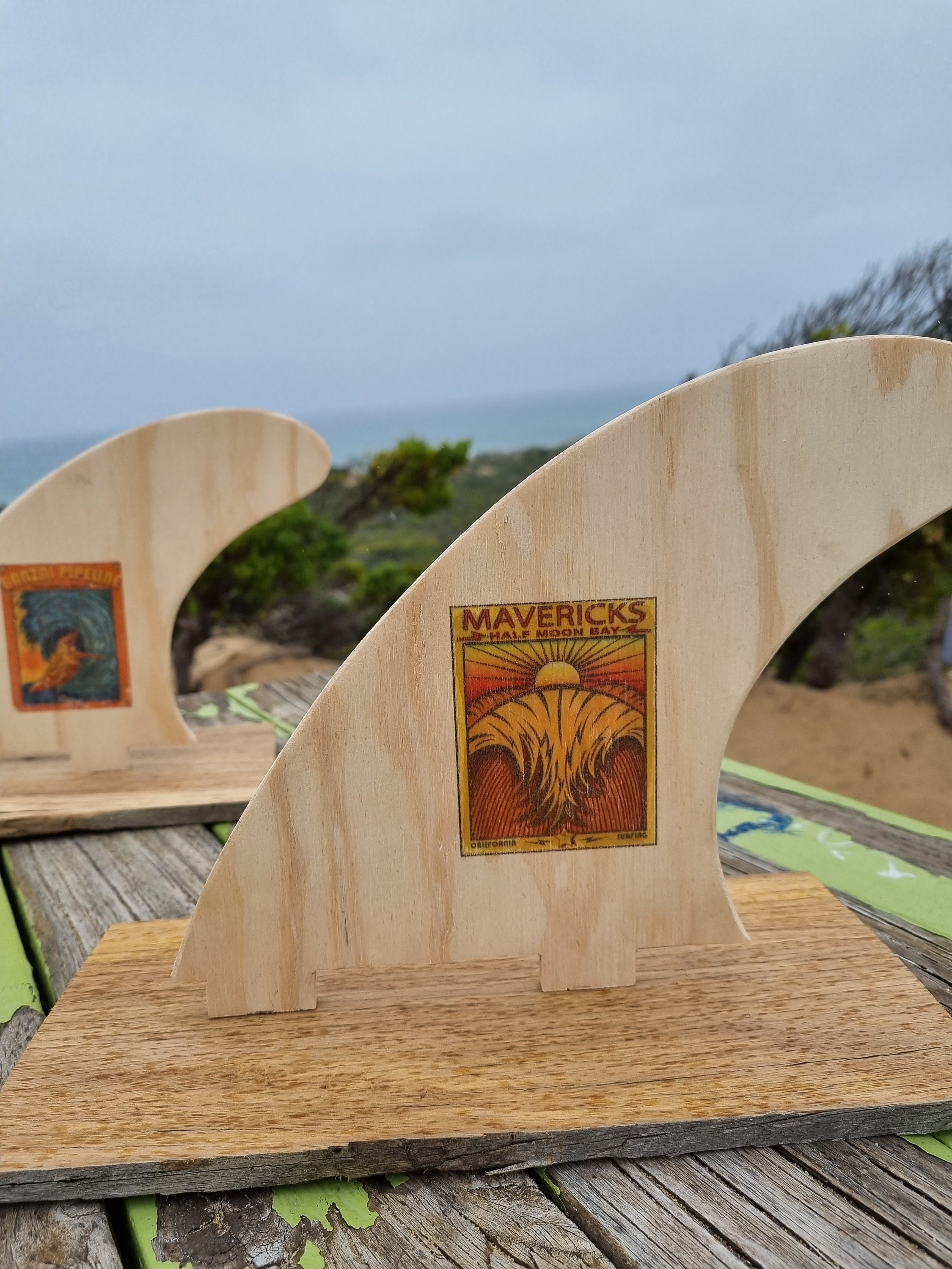 Surfboard Fin Art Etsy