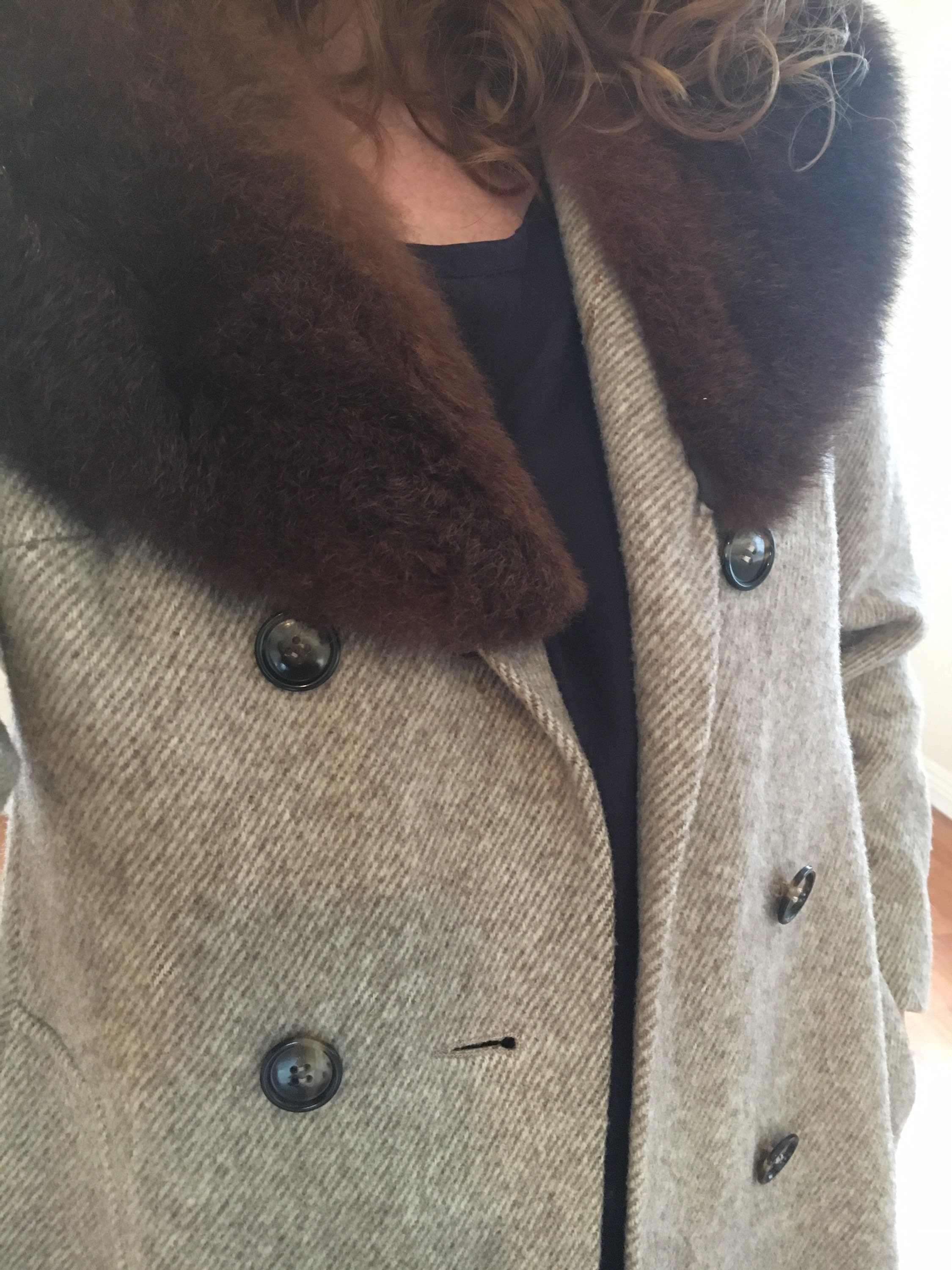 60〜70's US vintage ILGWUタグ ウールコート S〜Mサイズ 60〜70's US vintage ILGWUタグ ウールコート S〜Mサイズ