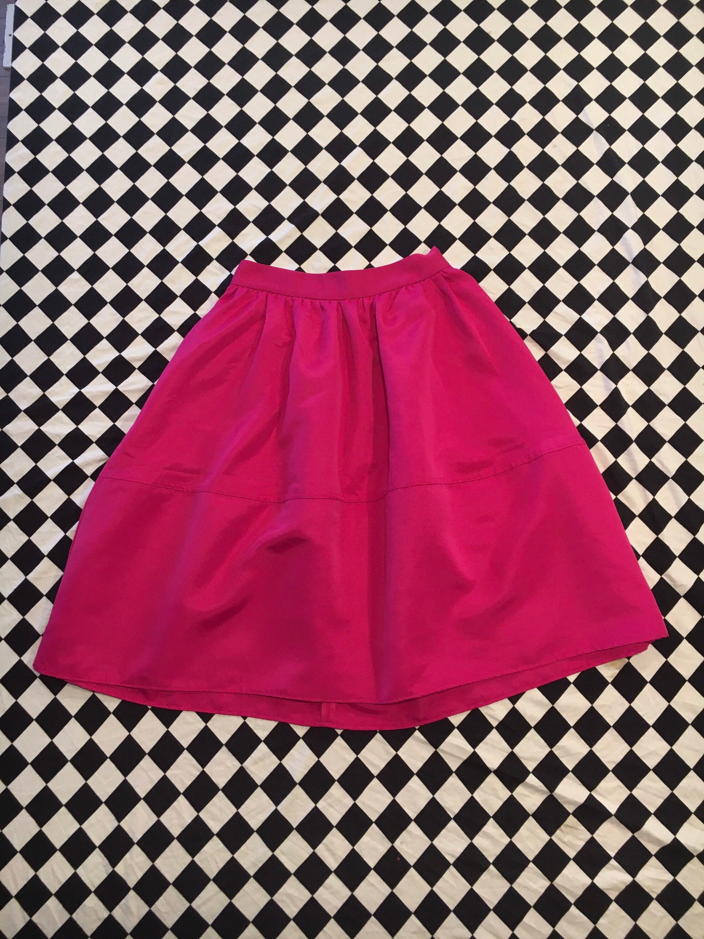 NWT Y2K Vintage Hot Pink Express Skirt Deadstock Express Etsy