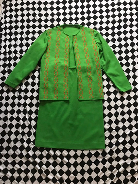 1960s Vintage Two Piece Union Made Women's Suit - 
