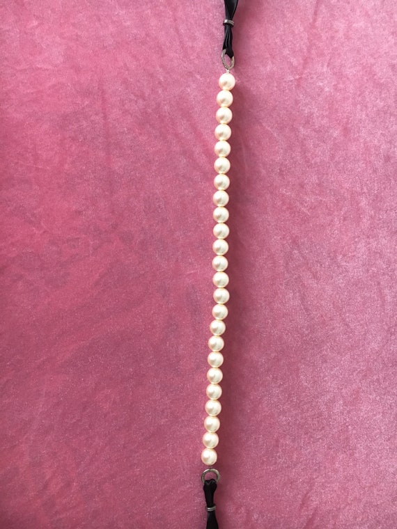 Vintage Faux Pearl Necklace - Fake Pearls - Large… - image 6