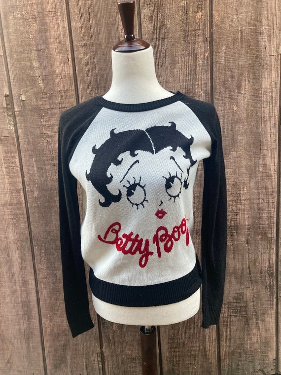 Betty Boop Sweater - Y2K Vintage Betty Boop Shirt 