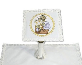 Altar Linen, Full Set Pall, Corporal, Purificator, Lavabo, 100% cotton, Accessory for the Celebration, Purificators altar linens, Suppliers