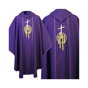 Gothic Style Chasuble, Vestments for Priest, Catholic Vestment, Gift for Priest, Clergy Vestments, Clergy Gift, Pastor Gift, Ordination Gift